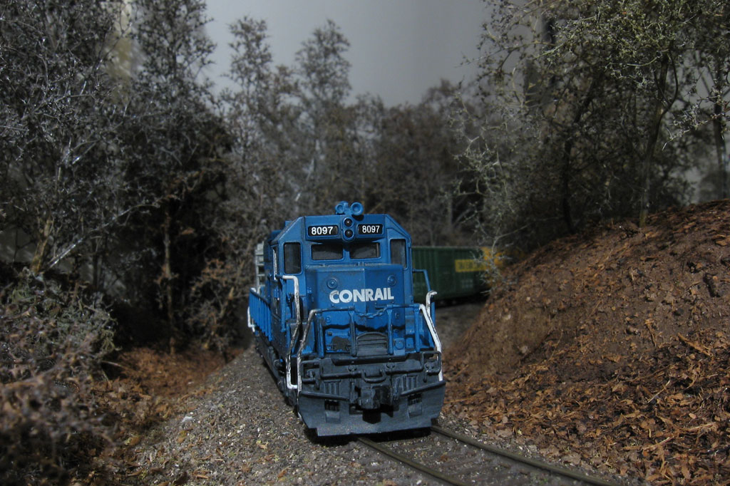 Winter Trees in N Scale